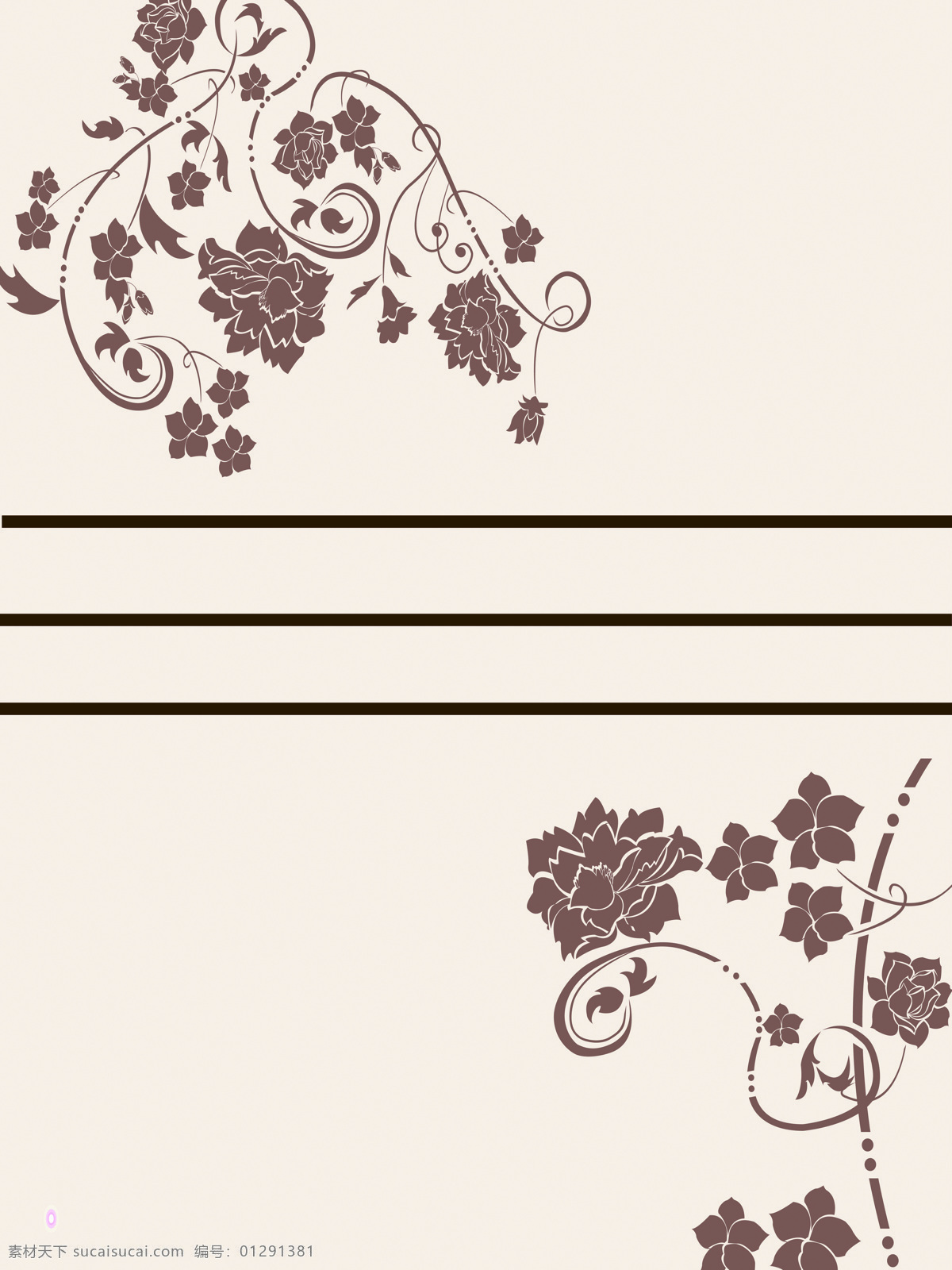 素雅 花朵 室内 移门 创意 画 移门画 咖色 效果图
