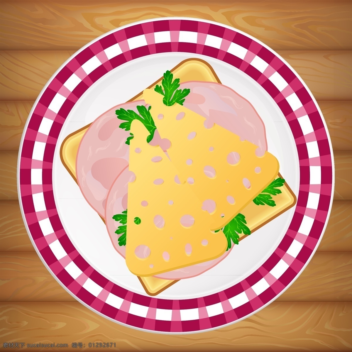 盘子 里 奶酪 三明治 快餐 美食 美味 西餐