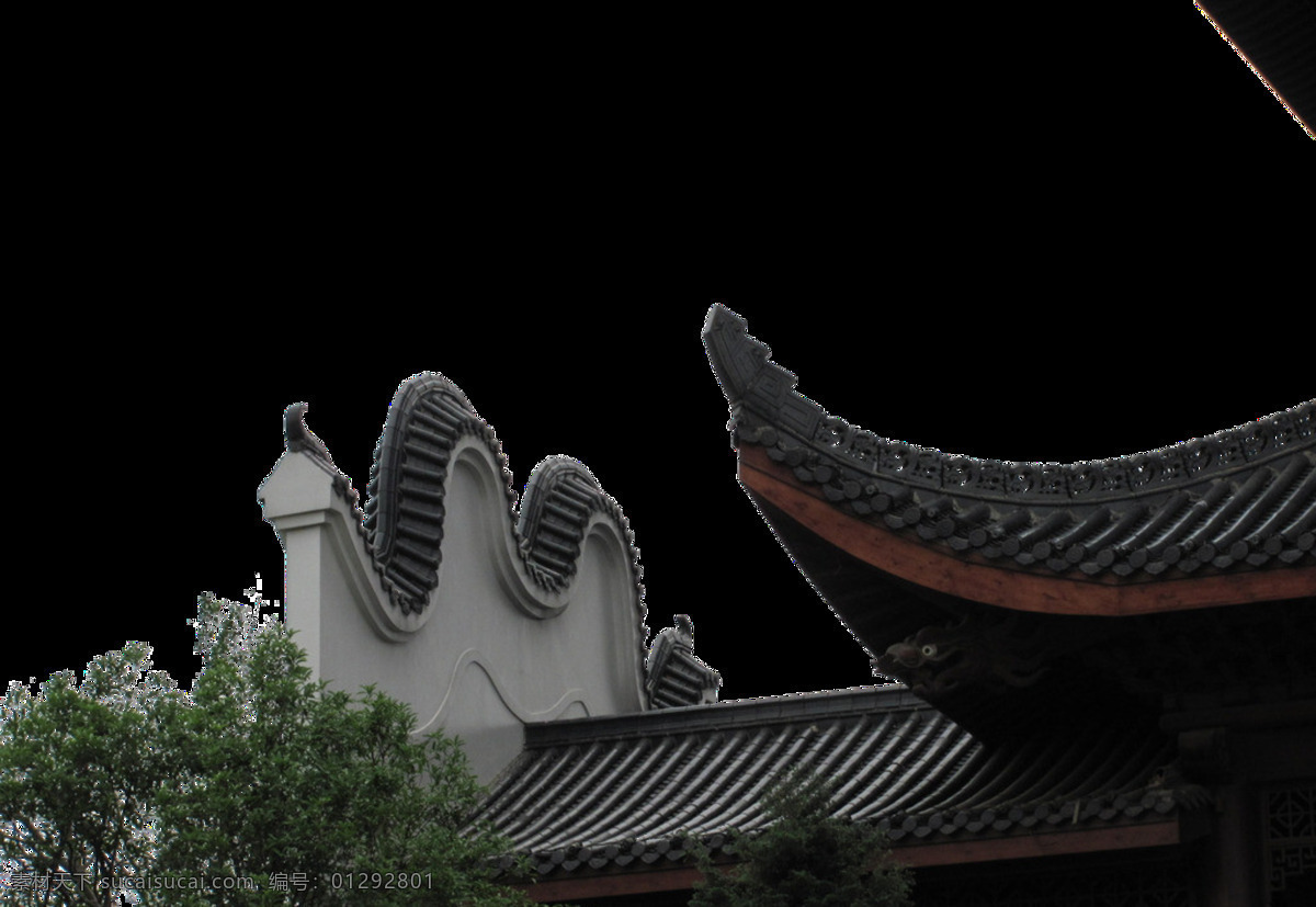 古典屋檐 屋檐素材 中国风 中式素材 复古 建筑 屋檐 实景 图 手绘 图案