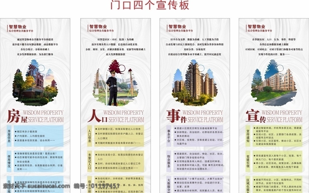 智慧 物业 宣传 展板 智慧物业 宣传展板 综合管理知识 物业管理知识 物业人事物 海报