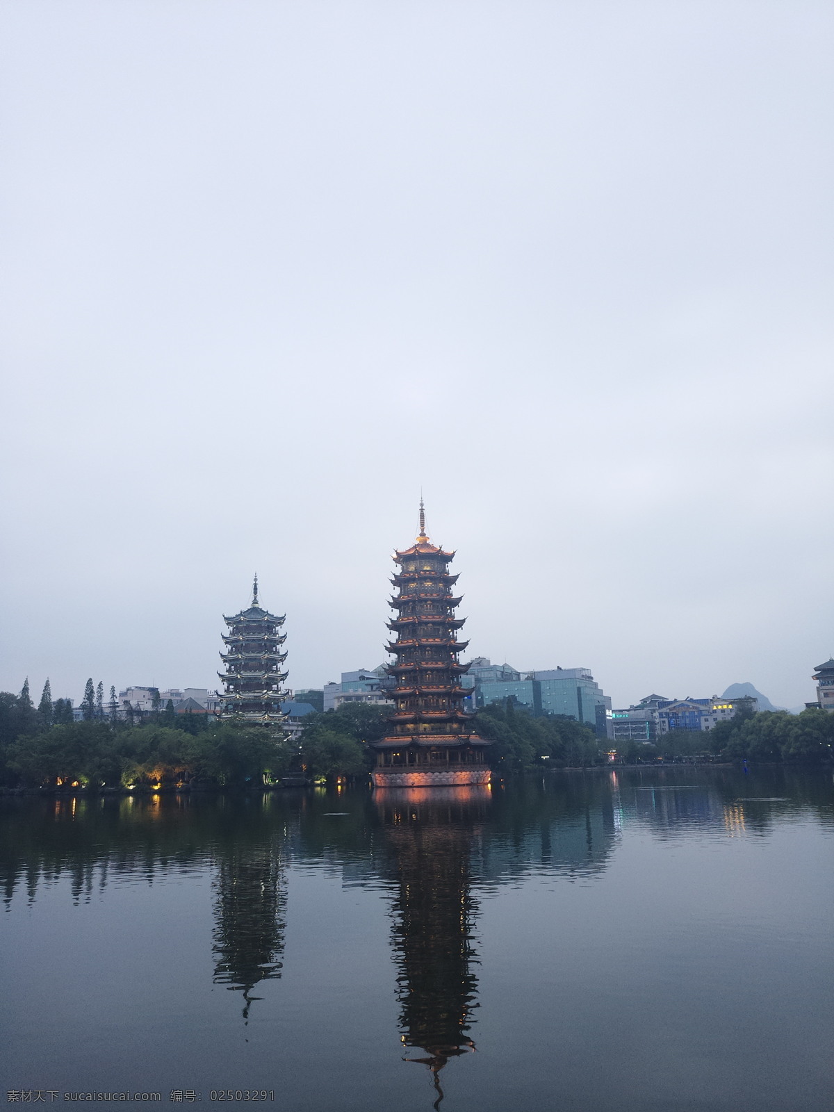 日月双塔素材图片下载素材编号02503291素材天下图库