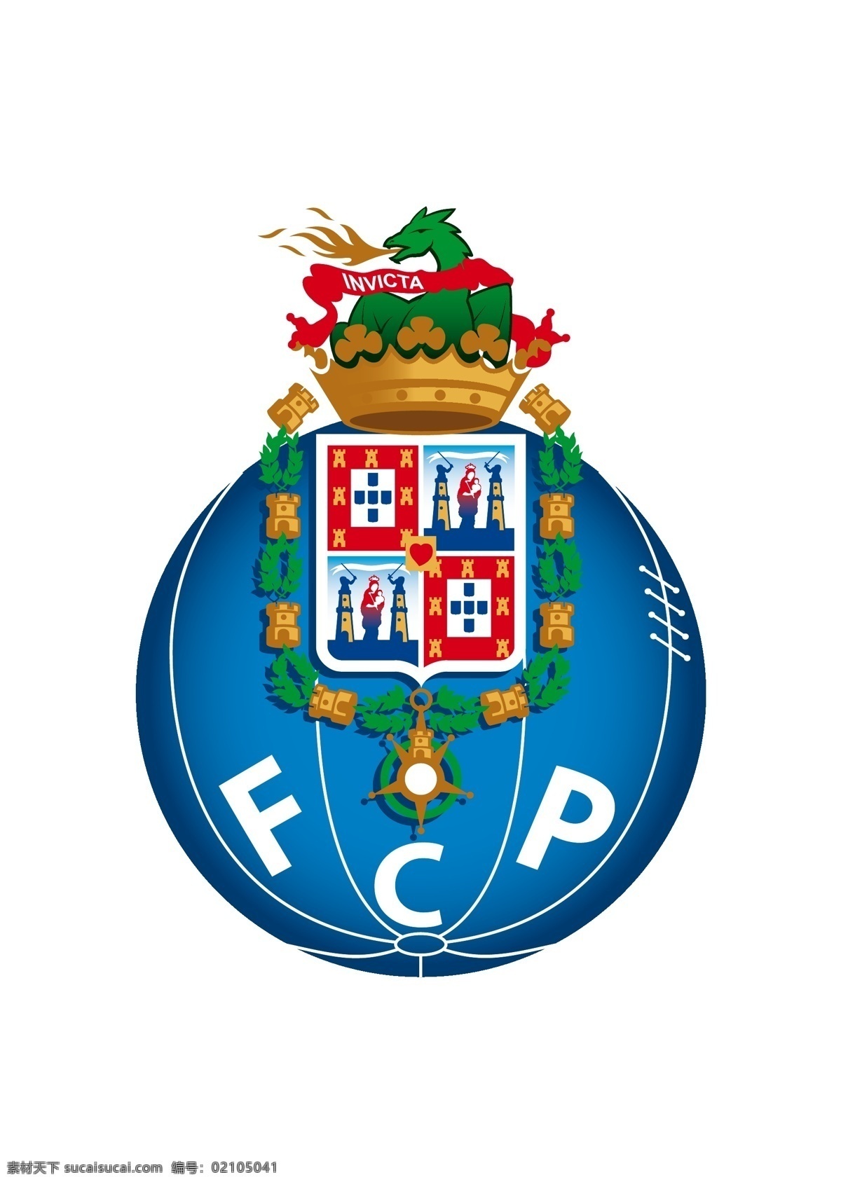 波尔图 足球 俱乐部 徽标 葡萄牙 超级联赛 葡超 欧冠 欧联 欧洲主流联赛 logo设计
