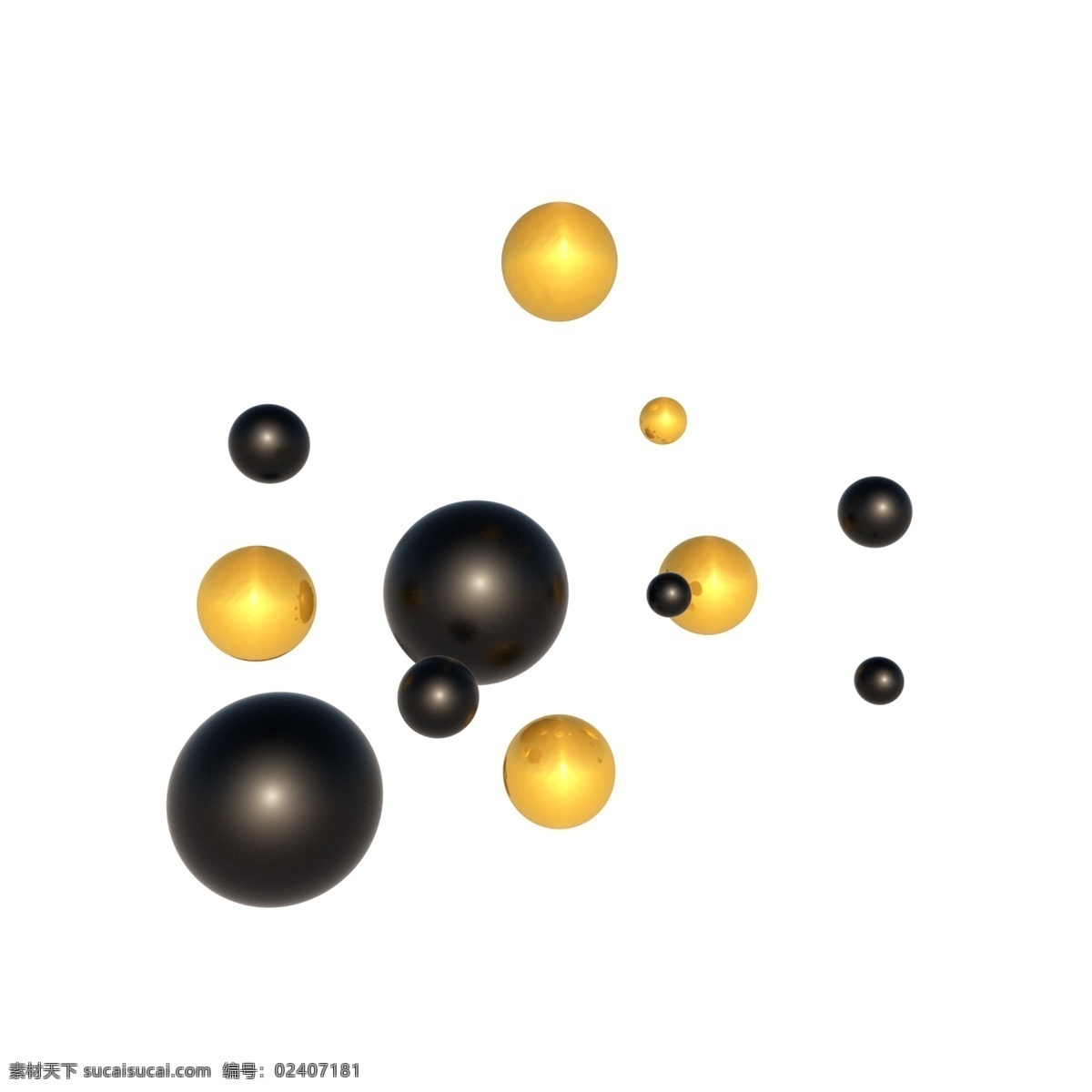 c4d 立体 炫 酷 黑金 漂浮 球 炫酷 漂浮球 电商 首页 装修 装饰 球体 几何球 金属球