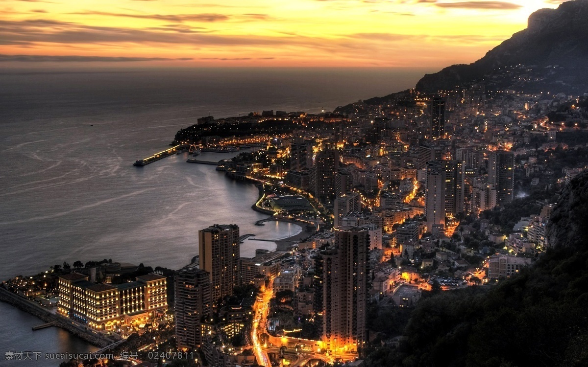 大气 城市 bmp 俯视 海景 海湾 夜景 自然风景 自然景观 大气城市 风景 生活 旅游餐饮