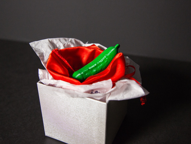 圣诞 腌菜 装饰 饰品 3d打印模型 建筑结构模型 makerbotornaments