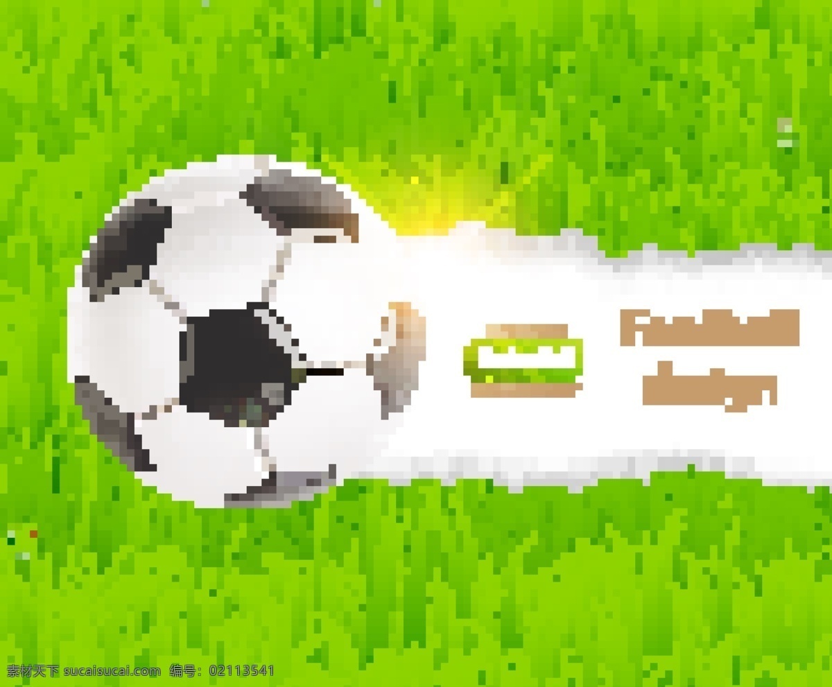 马赛克 足球 背景 模板下载 绿色 球场 世界杯 巴西 体育运动 生活百科 矢量素材