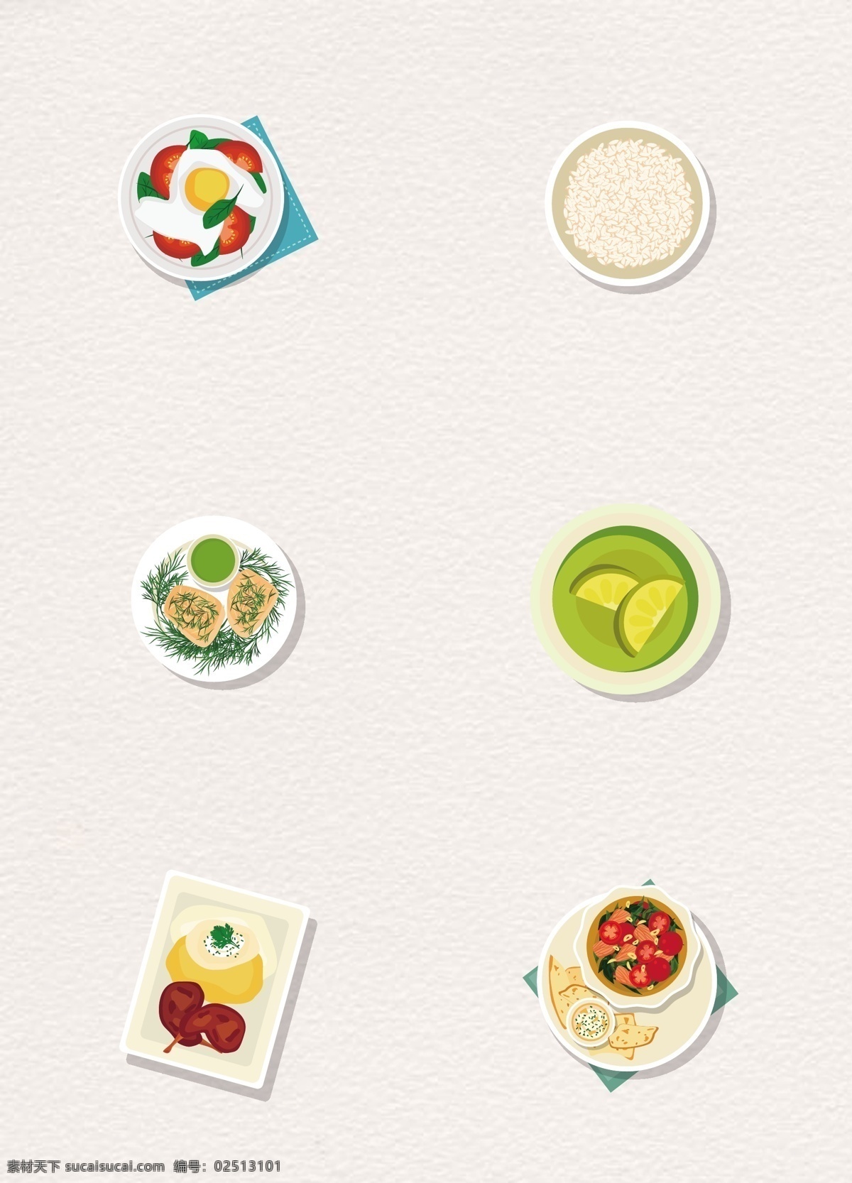 款 美味 食物 宣传 插画 美食 产品 矢量图 米饭 禅画 卡通美食