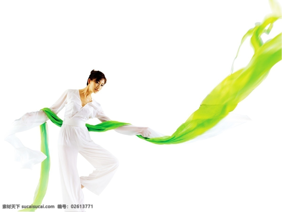 飘带 美女