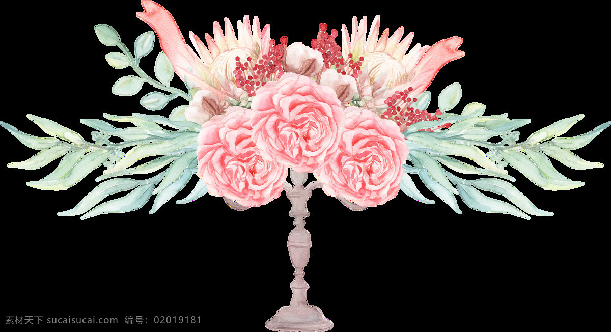 欧式 精美 花卉 卡通 透明 水彩 免扣 手绘 透明素材 装饰 设计素材 淘宝素材 海报设计装饰 装饰图案