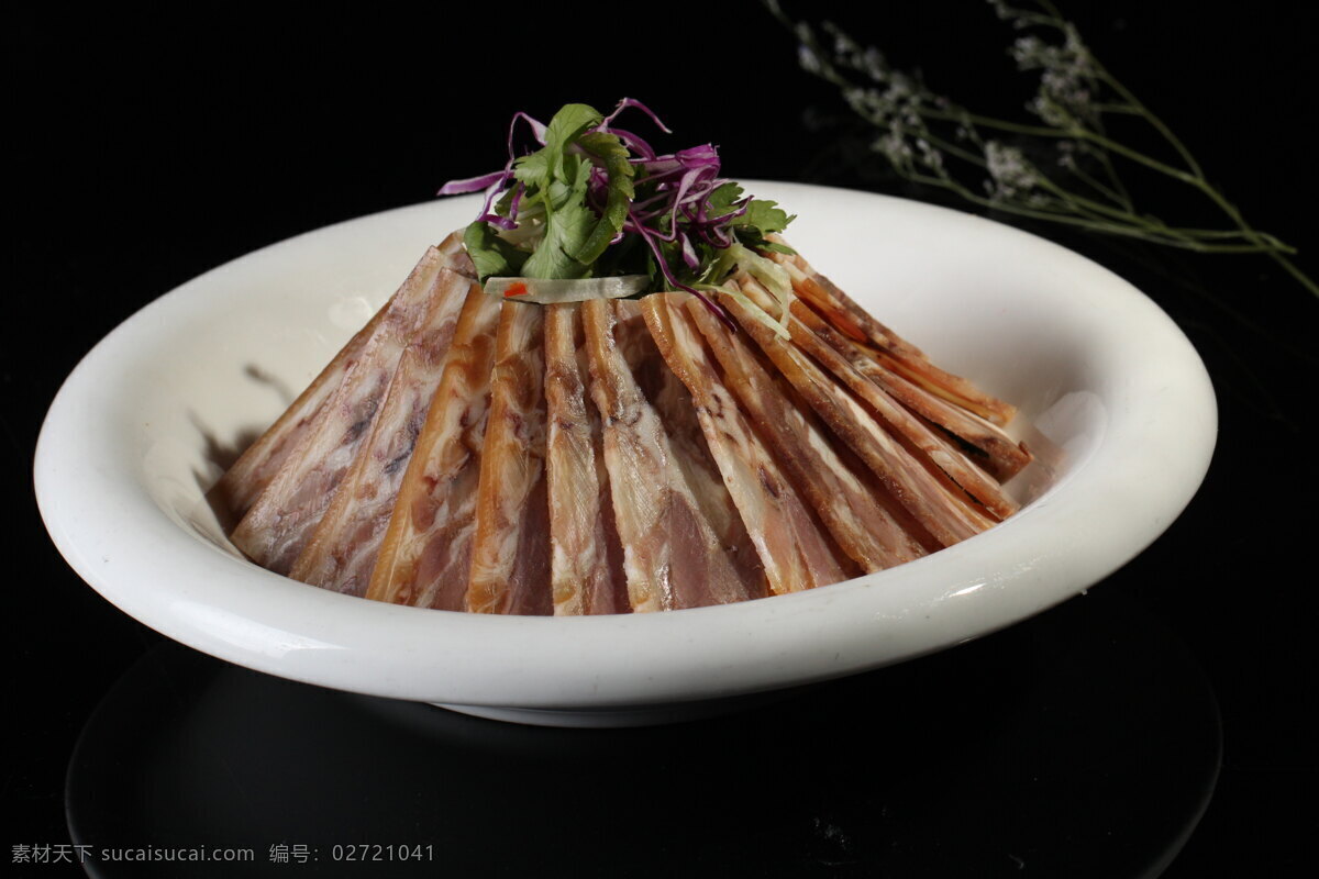 西府合盘 西府拼盘 西岐合盘 凉菜 凉拌肘花 菜品摄影 传统美食 餐饮美食