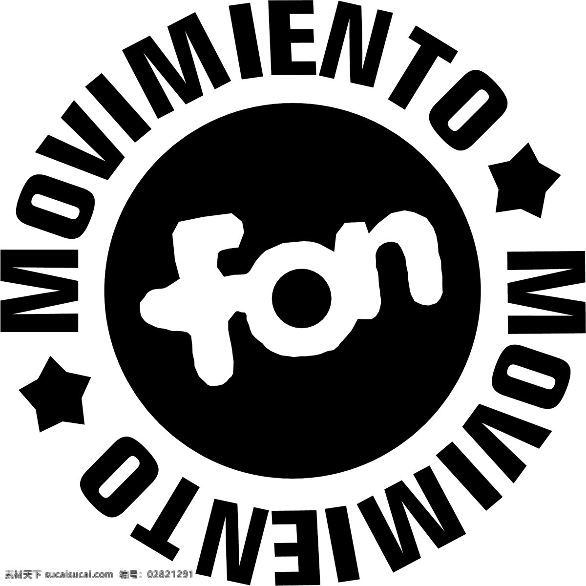 自由 丰 民族 标志 标识 fon 白色