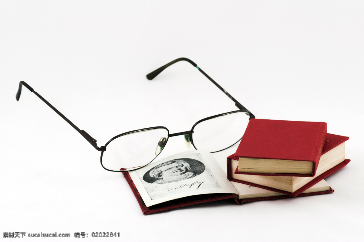 书本 眼镜 书籍 知识 堆叠 看书 堆砌 书本图片 生活百科