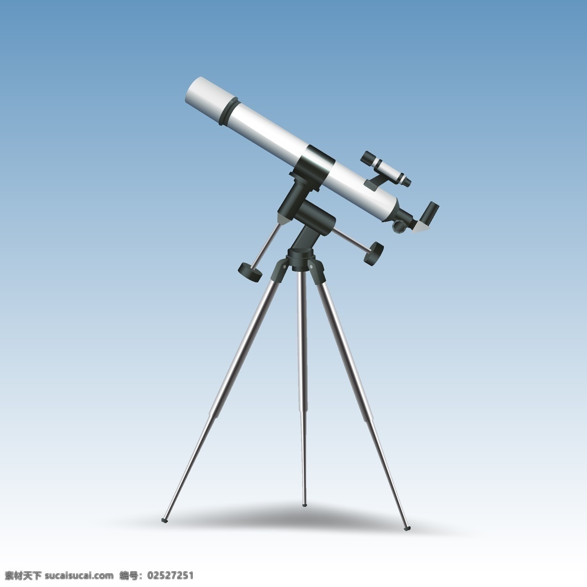 矢量望远镜 卡通望远镜 手绘望远镜 望远镜插画 矢量科技工具 科学研究工具 文具 现代科技 科学研究