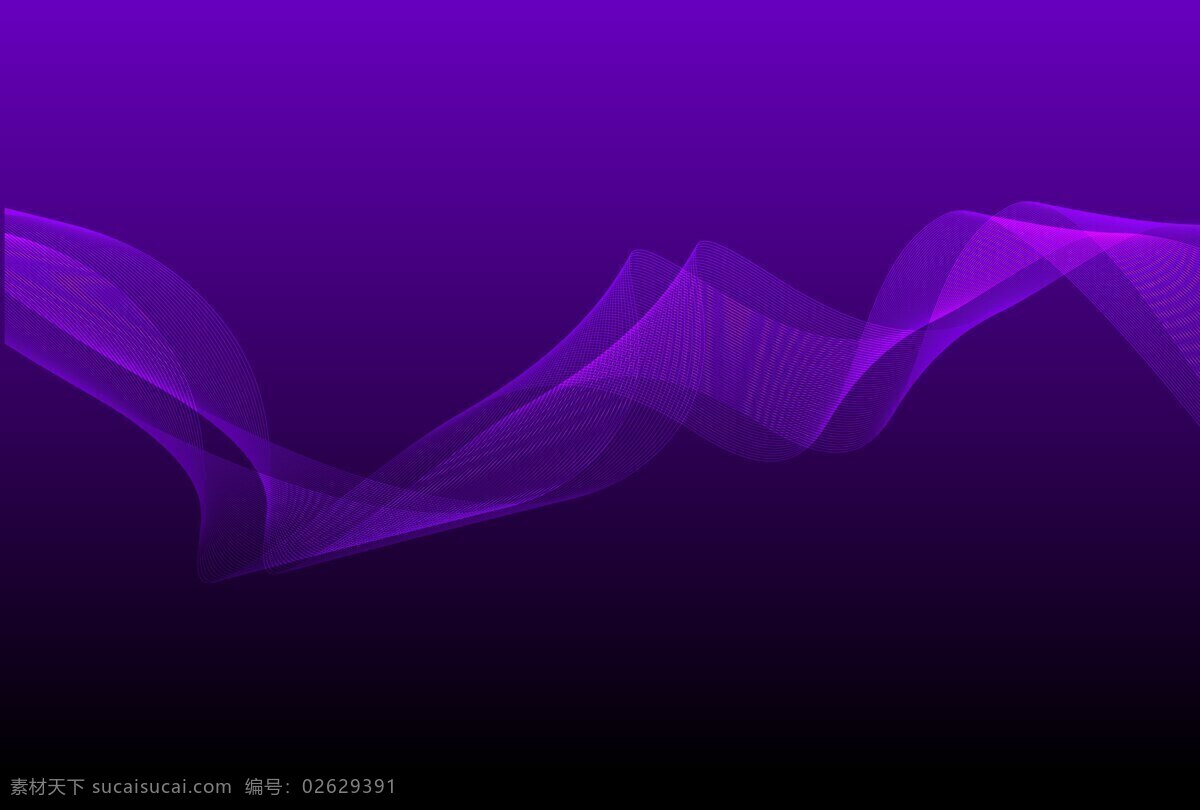 紫色 神秘 波浪形 学术 背景 矢量 矢量图 其他矢量图