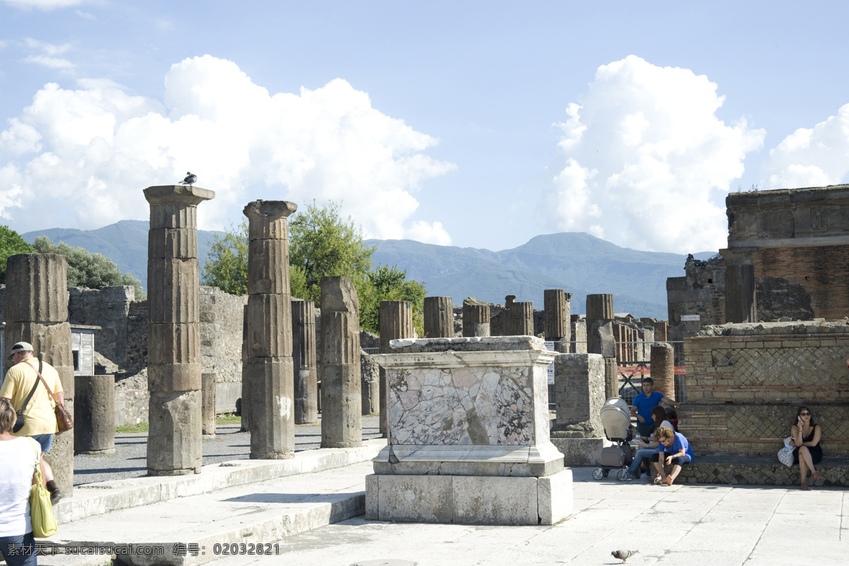 意大利 名城 著名废墟 历史遗址 庞贝城 旅游摄影 国外旅游