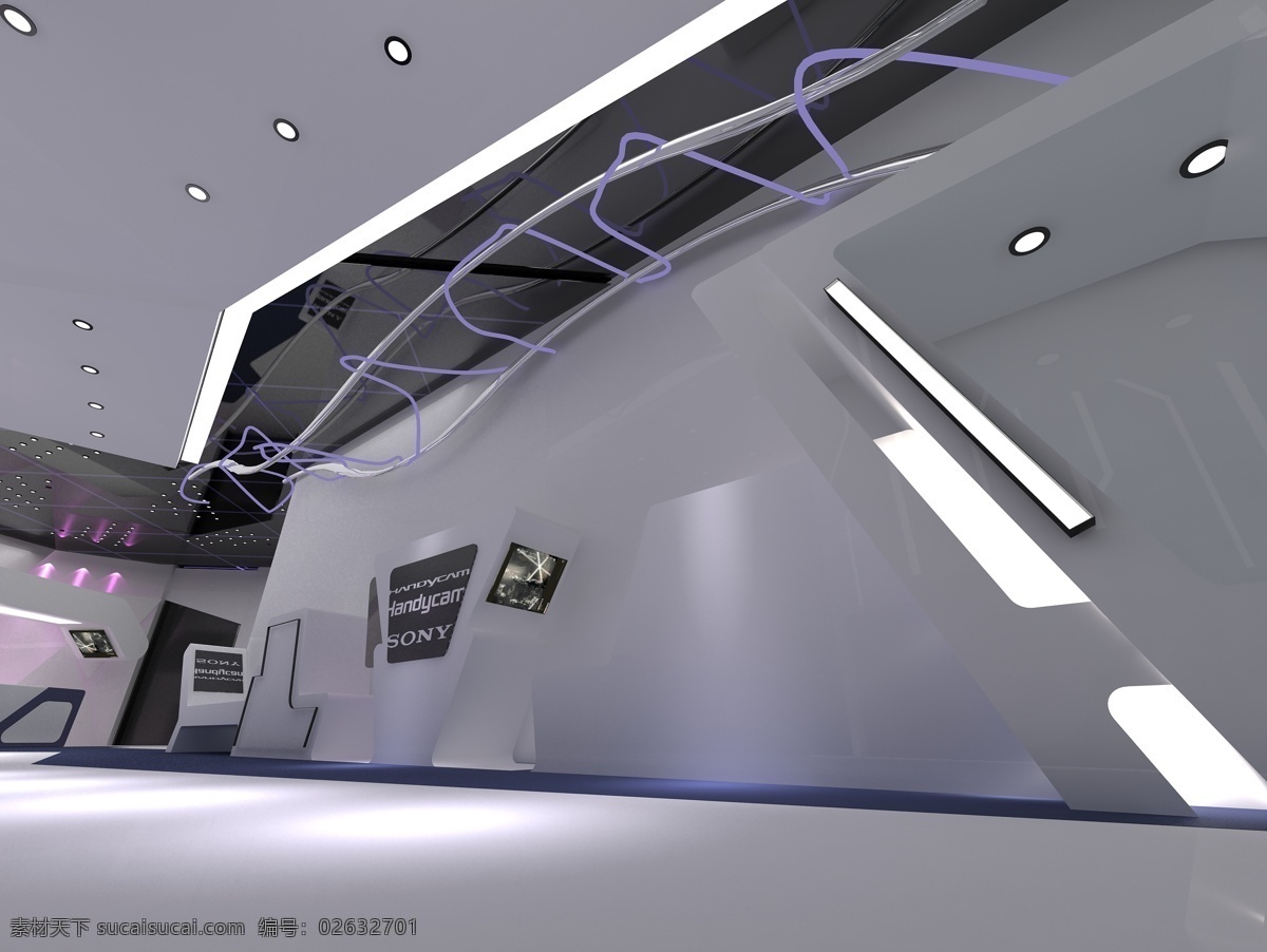 展厅 顶部 造型 3d 3d设计 创意 顶 构成 黑白 简洁 展厅顶部造型 展览 规划馆 天花 异形 装饰素材 展示设计