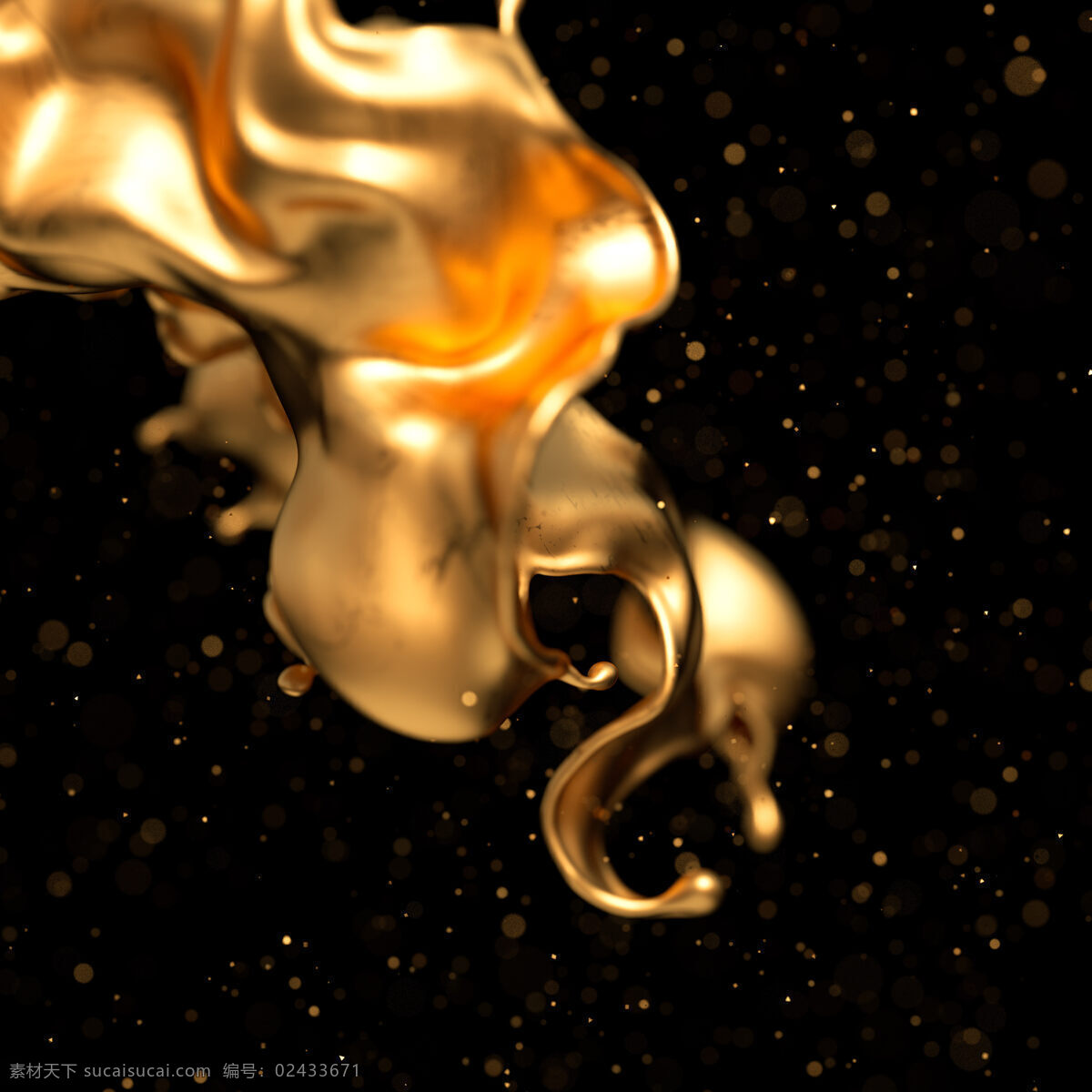 飞溅的液体 流体 飞溅体 金色 鎏金 液体 液体形态 牛奶飞溅 金粉 流动 玫瑰 花 绽放 飞溅 水珠 金色球球 amp