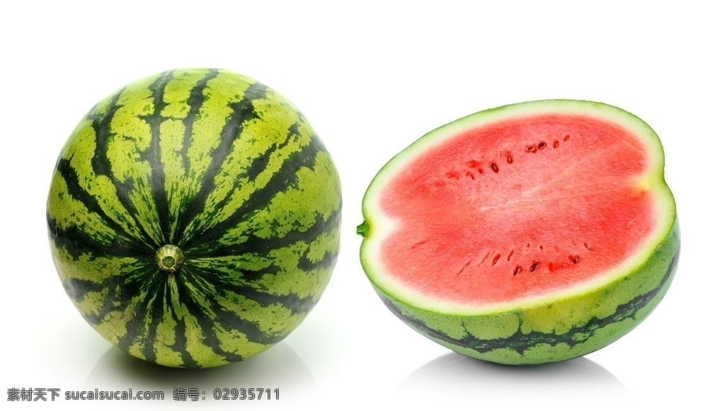 水果 西瓜瓤 成熟 清凉 解渴 夏天 生物世界