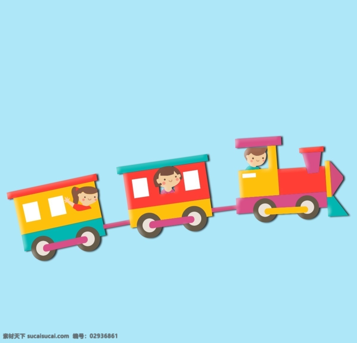小火车图片 卡通小火车图 小火车 手绘小火车 卡通人物 动漫动画