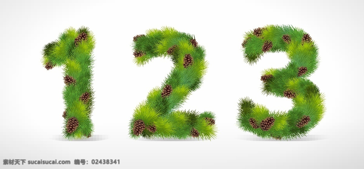 矢量绿色字母 卡通字母 可爱字母 个性字母 植物字母 绿色字母 书画文字 文化艺术 矢量素材 白色