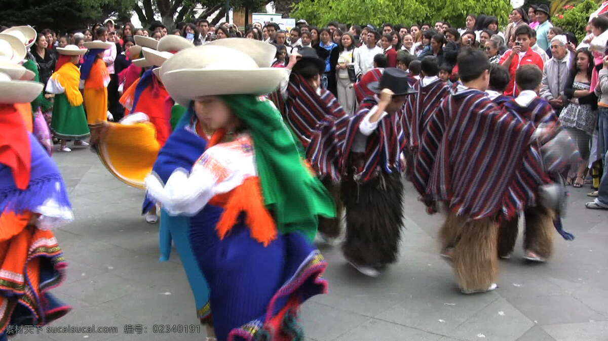 厄瓜多尔 舞蹈 股票 录像 传统 孩子 avi 灰色