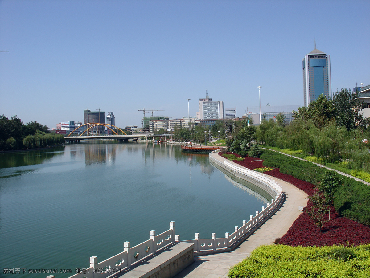 白浪河 彩虹桥 城市 建筑园林 绿化 山东 园林建筑 潍坊 虞河 psd源文件