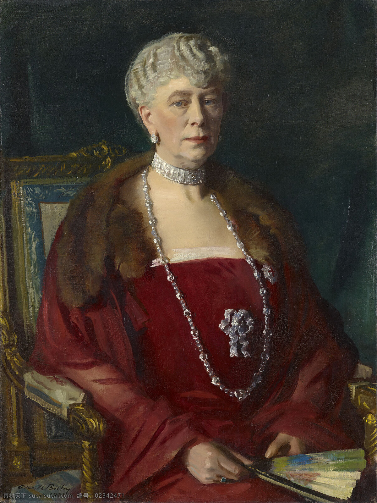 玛丽王后 英国公主 剑桥公爵 外孙女 泰克公爵长女 爱德华八世 乔治六世 生母 19世纪油画 油画 文化艺术 绘画书法