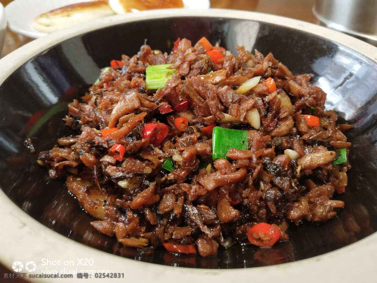 外婆菜炒肉沫 外婆菜 肉沫 湘 菜 辣椒 家乡菜 餐饮美食 传统美食