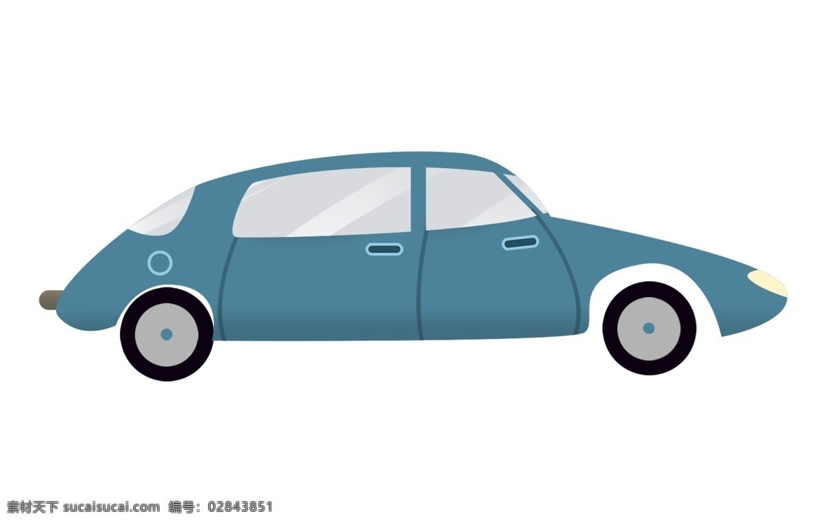 蓝色 小汽车 插画 蓝色的汽车 卡通插画 汽车插画 进口汽车 国产汽车 高端汽车 漂亮的汽车