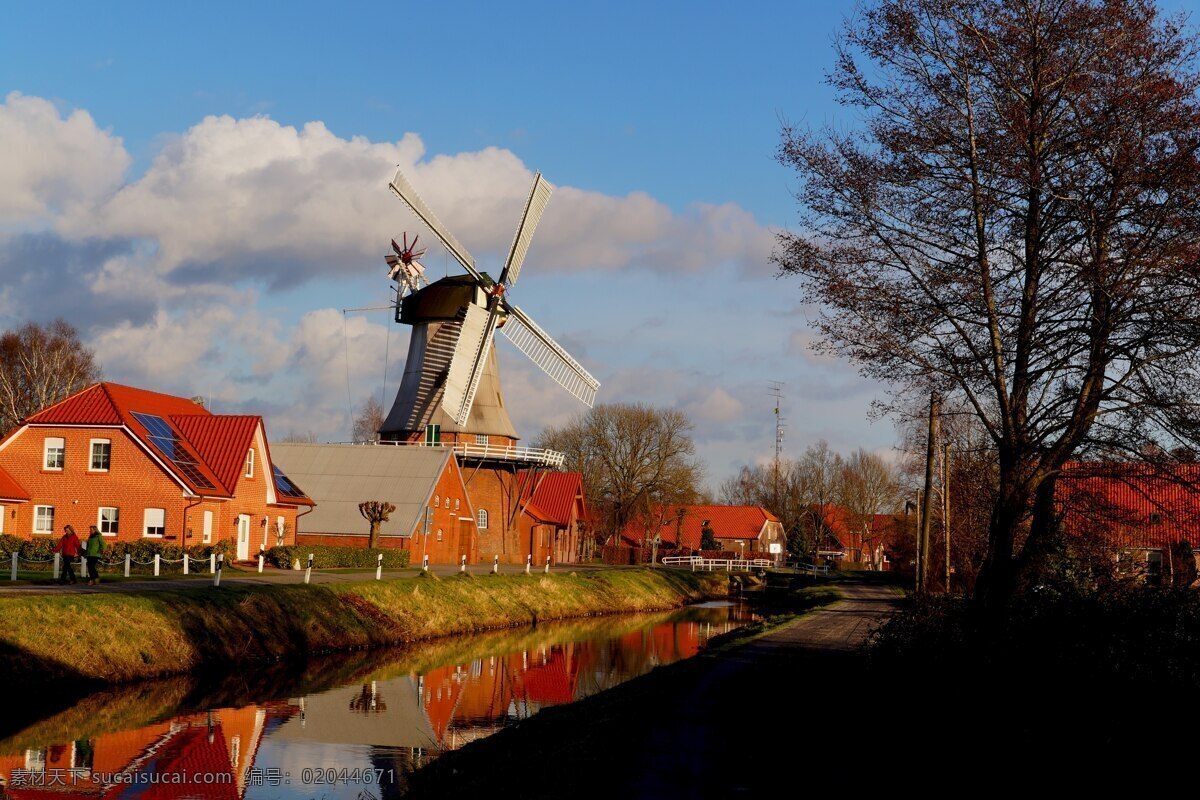 荷兰风车 风车 风车建筑 风车磨坊 异国风情 建筑工程 园林景观 建筑园林 建筑摄影