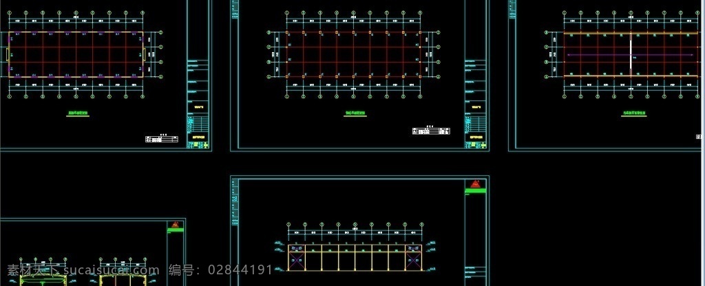 米 钢构 厂房 总图 cad 施工图 钢结构 网架 桁架 节点 轻钢 工程 建筑 工厂 厂区 山西 临汾 跨度 图 建筑设计 环境设计 源文件 dwg