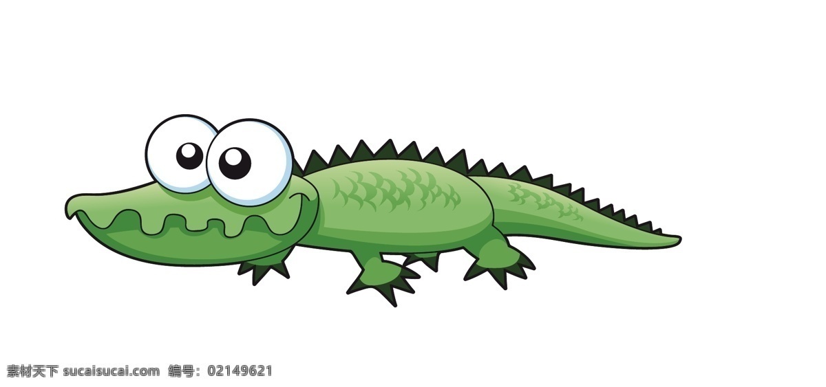 卡通 矢量 可爱 鳄鱼 动物 素材图片 卡通动物 矢量动物 可爱动物 小动物 卡通元素 野生动物 卡通素材 生物