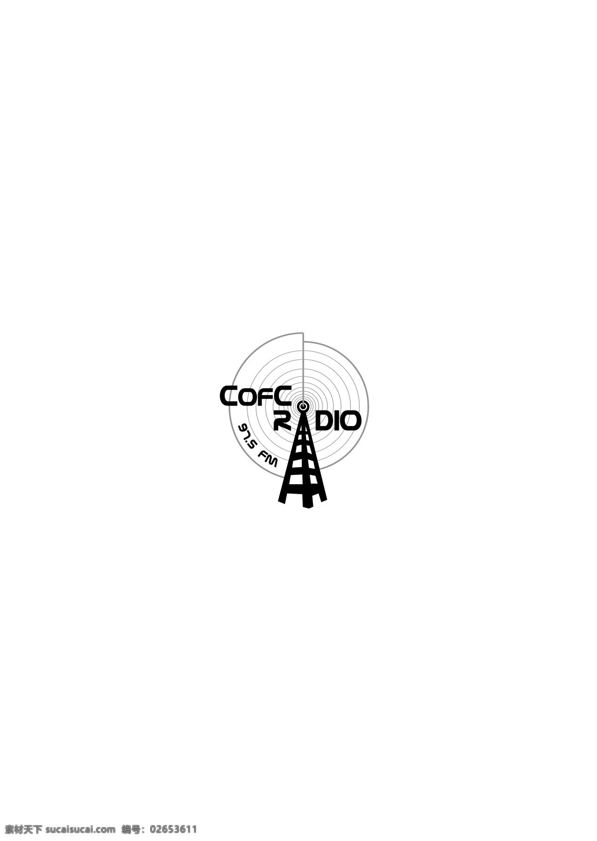 logo大全 logo 设计欣赏 of 商业矢量 矢量下载 college charleston radio 5fm 标志设计 欣赏 网页矢量 矢量图 其他矢量图