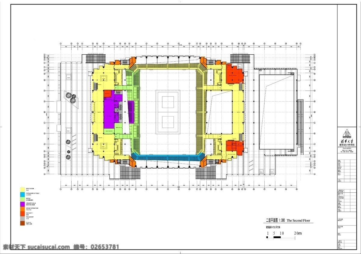 分层 北京 建筑 平面图 清华大学 设计院 体育馆 源文件 北京科技大学 二层 模板下载 科技大学 方案 psd源文件