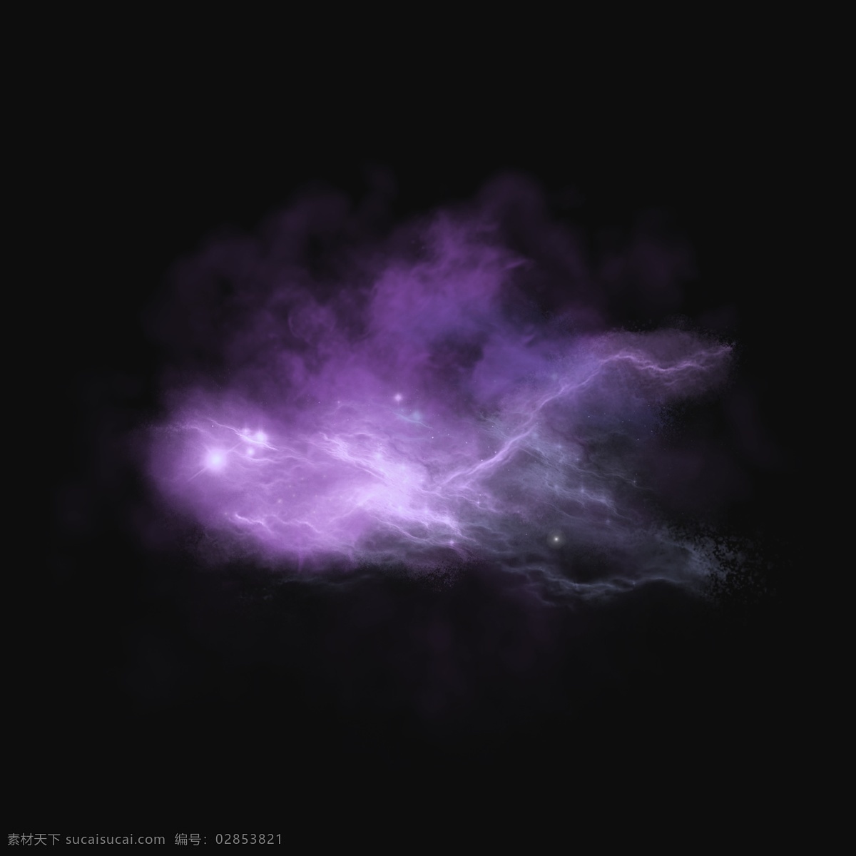 紫色 星云 写实 元素 星空 太空 宇宙 银河 神秘