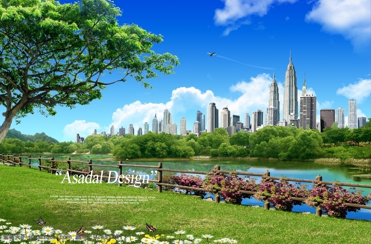 自然风情 现代插图 分层素材 格式 psd格式 设计素材 分层插画 psd源文件 蓝色