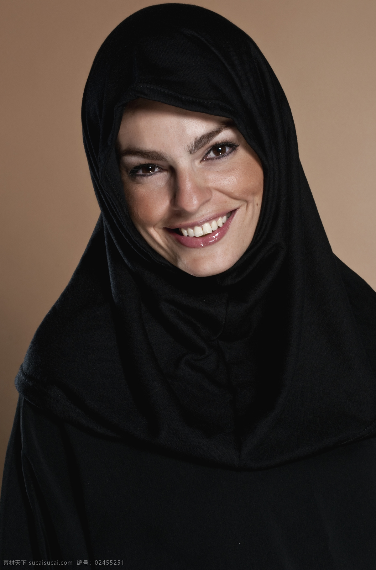 微笑 伊斯兰教 教徒 阿拉伯女性 阿拉伯女人 女教徒 信徒 宗教信仰 生活人物 人物图片