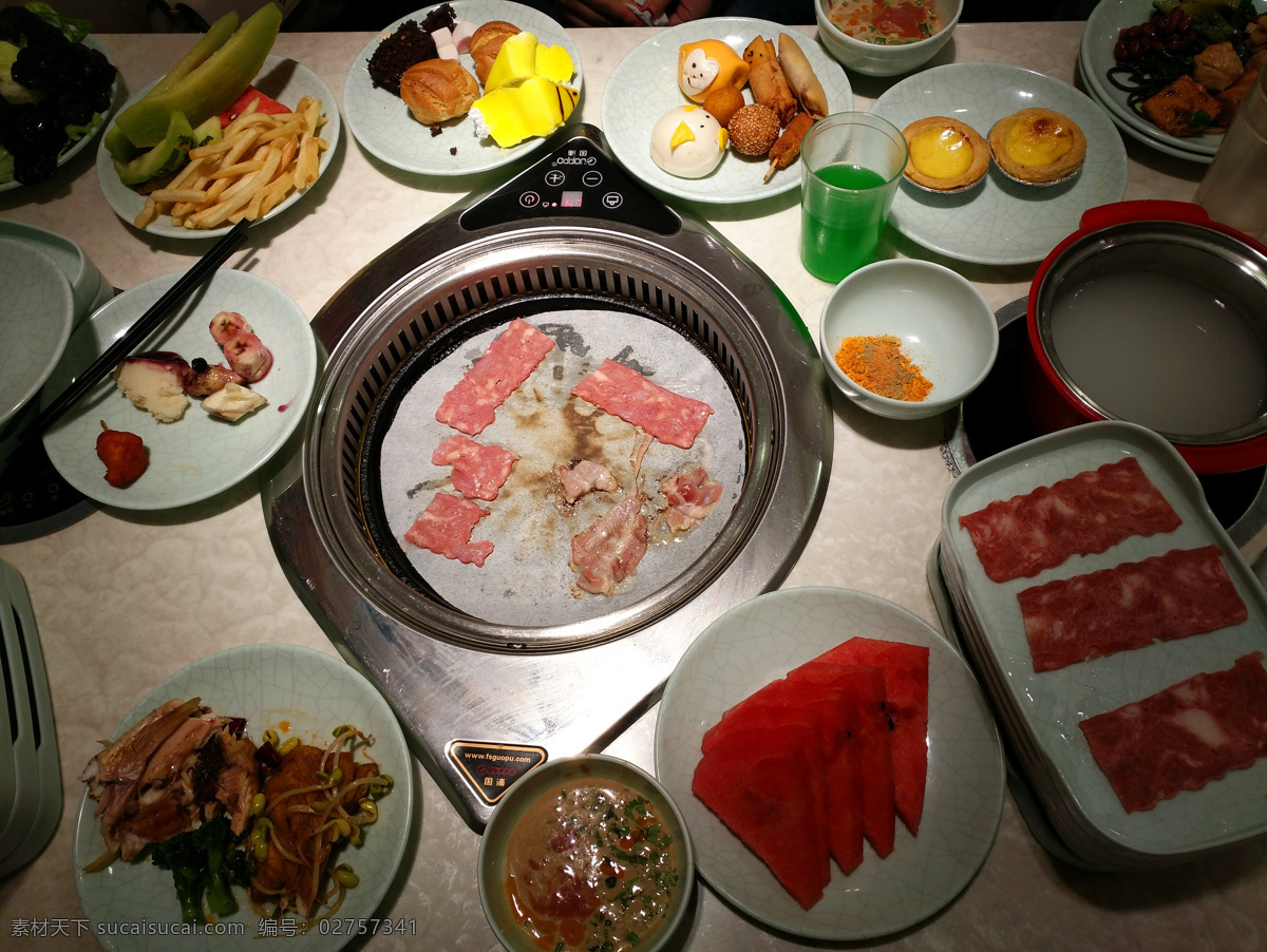 烤肉自助 烤肉 自助 火锅 食物 肉类 餐桌 水果 烧烤 高清大图 美食 餐饮 培根 甜点 餐饮美食 传统美食