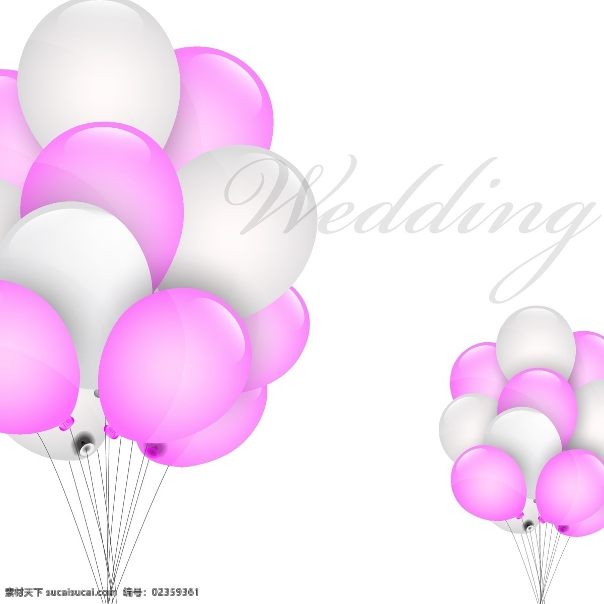 粉红 气球 图案 模板下载 婚礼主题 节日气球 时尚背景 背景图案 底纹背景 底纹边框 矢量素材