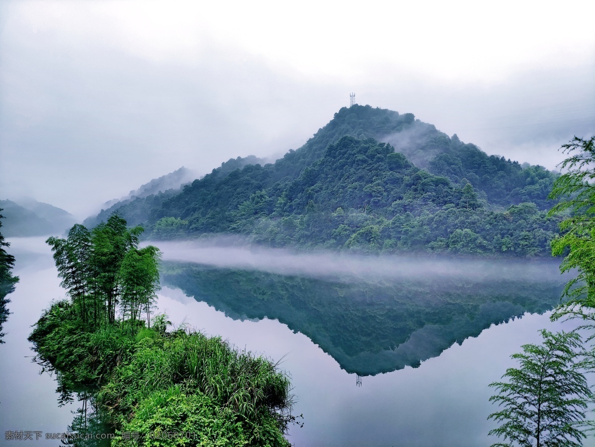 郴州东江湖 东江湖 蓝天 湖 山 郴州 自然景观 山水风景