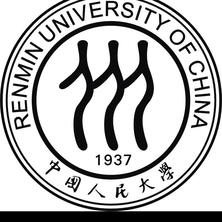 人民大学校徽 标识标志图标 矢量图库