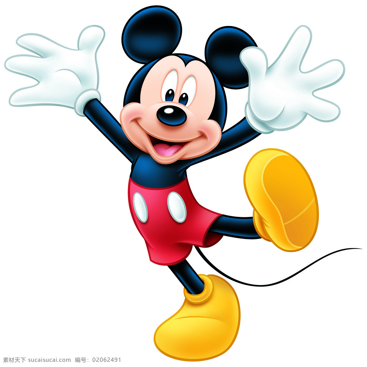 可爱的米老鼠 米老鼠 卡通 可爱 迪士尼 卡通动物 米奇 米妮 头像 动漫 乐园 壁画 装饰画 插画 老鼠 红衣服 黑色 黄色 动漫动画 动漫人物