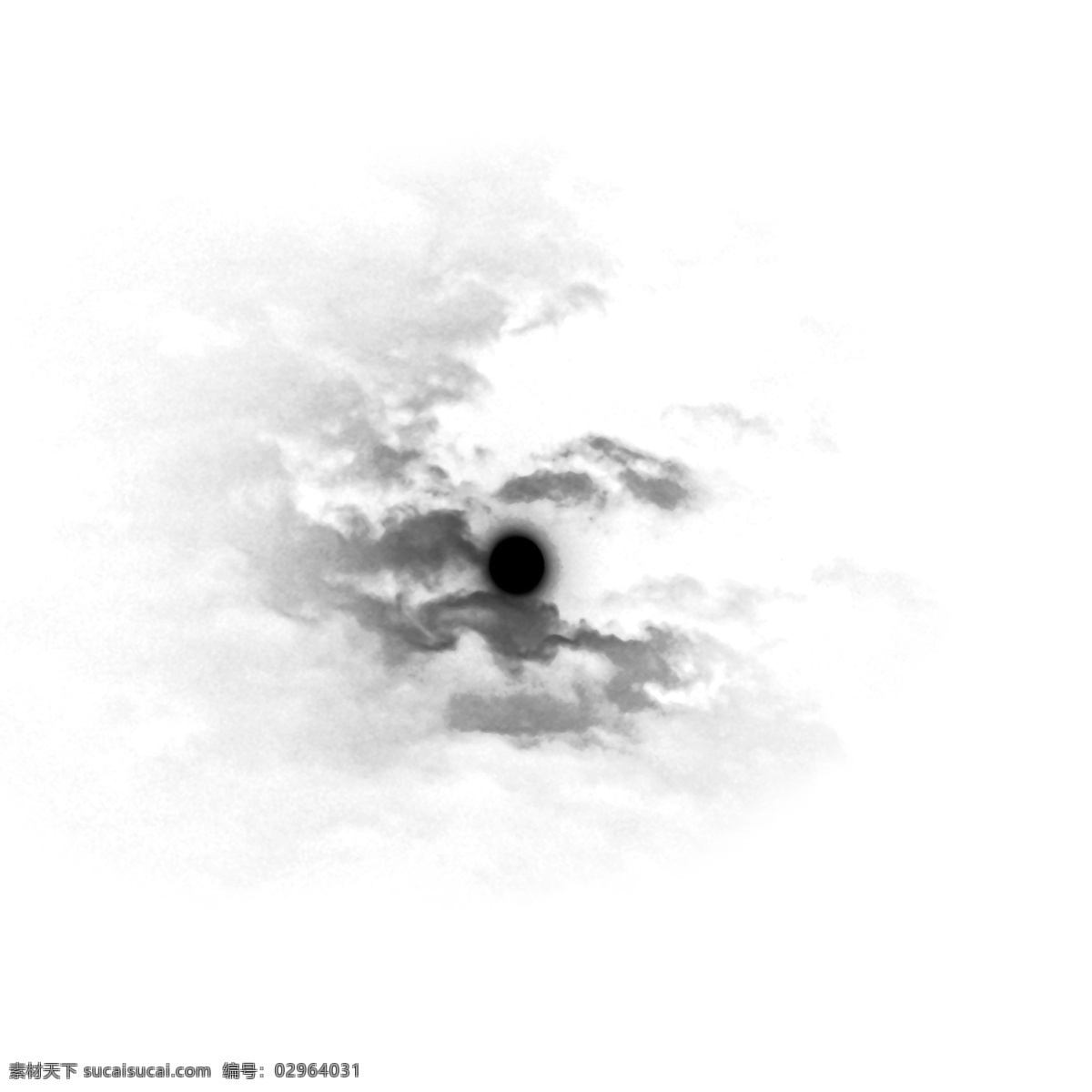 水彩 月球 天空 泼墨 黑色 创意 抽象 球体 卡通 手绘 绘画 个性 颗粒 墨水 漂浮 画法