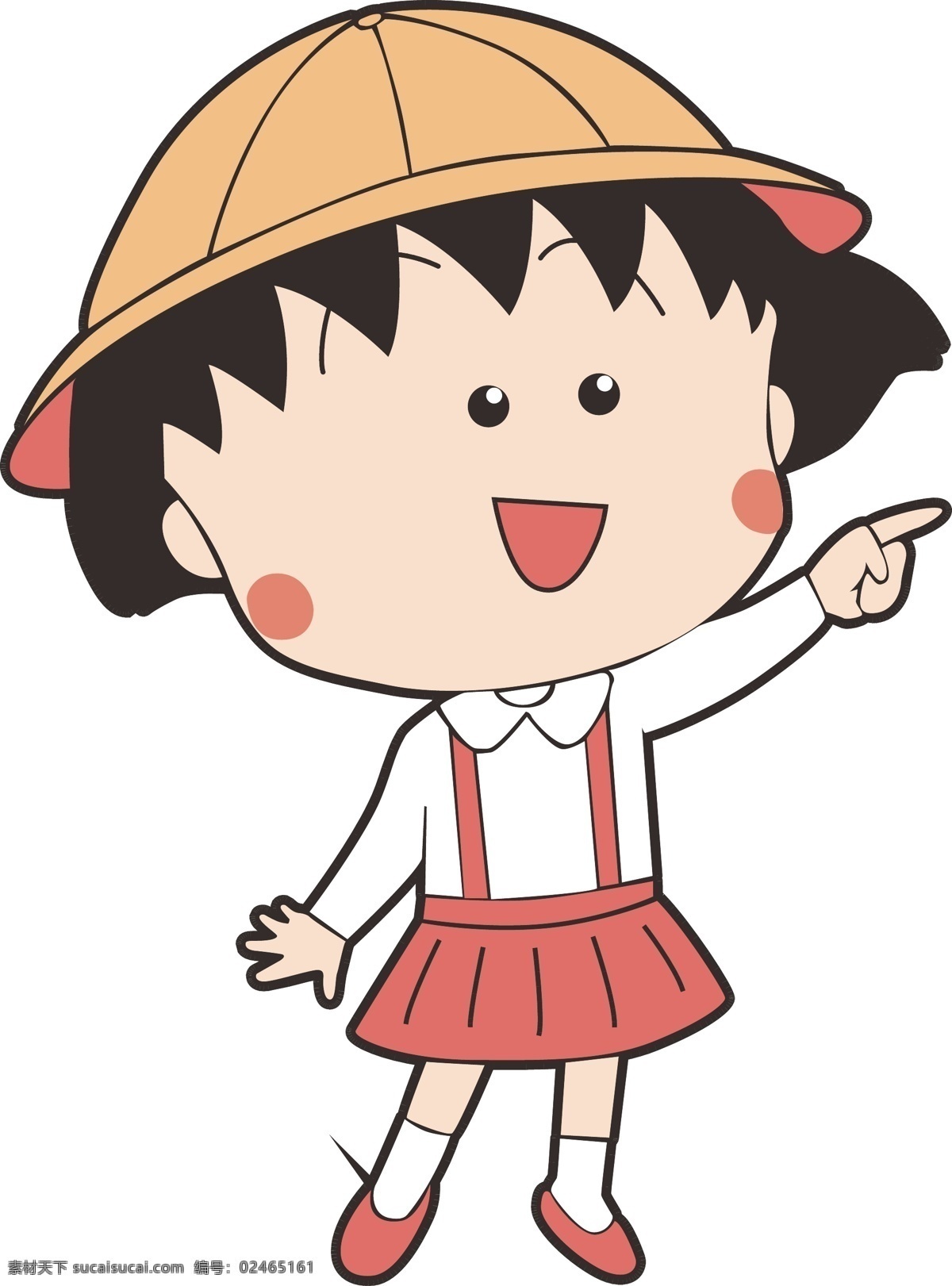 樱桃小丸子 动画片 卡通人物 经典动画 日本动画 卡通设计