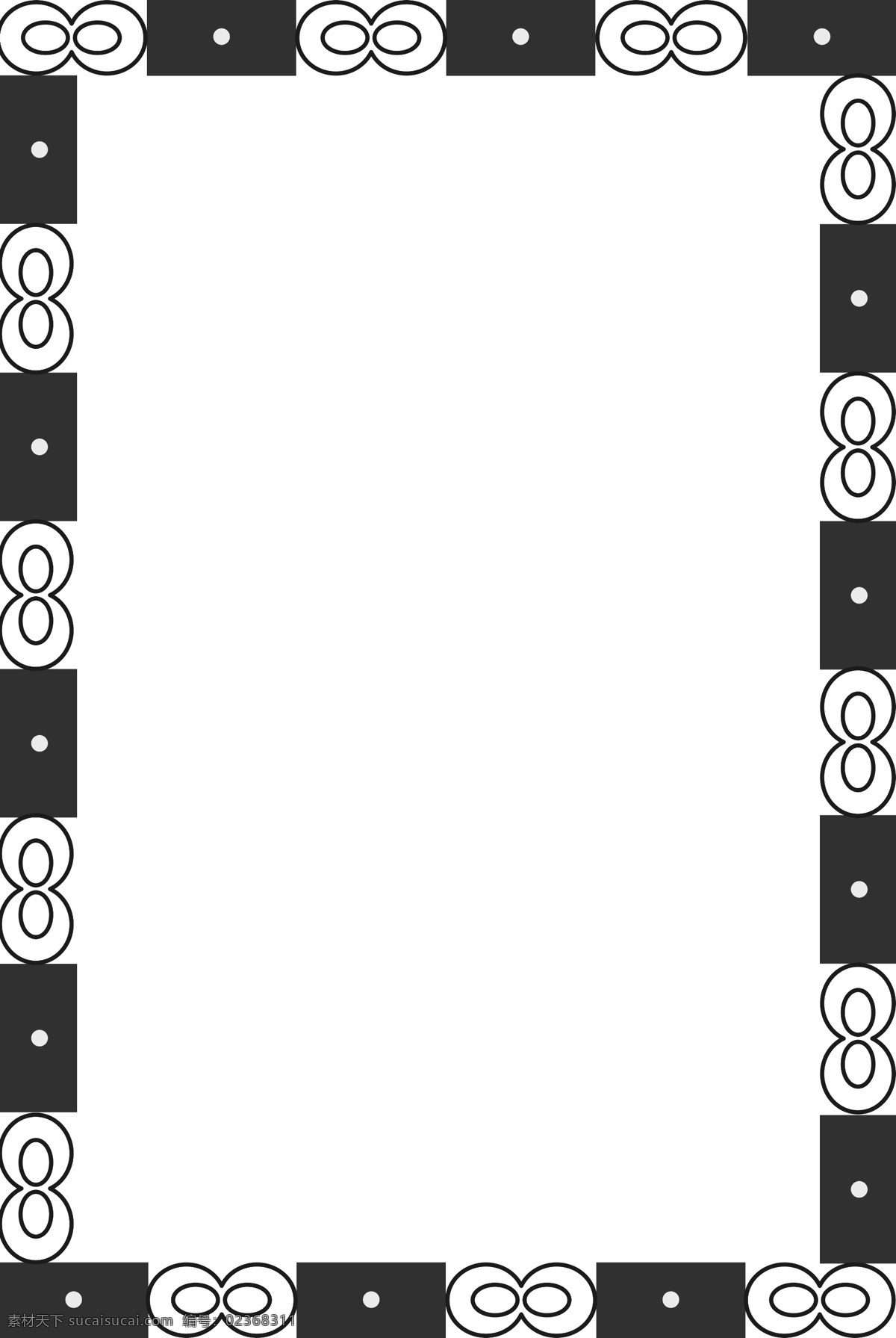 几何 风 抽象 简约 黑白 边框 单色 蝴蝶结 格子 双扣 点 长方形 时尚 大牌 简洁 个性