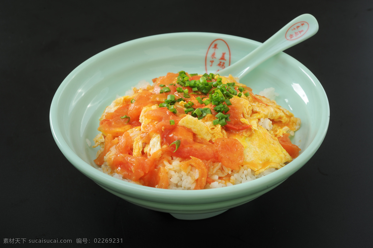 西红柿 炒 蛋 盖 码 饭 盖浇饭 美食 快餐 米饭 肉丝 餐饮美食 传统美食