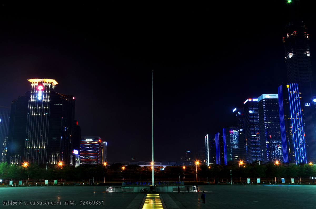 深圳 市民 中心 广场 夜景 深圳夜景 深南大道夜景 深圳高楼夜景 公路夜景 繁华城市 城市风光 建筑园林 建筑摄影