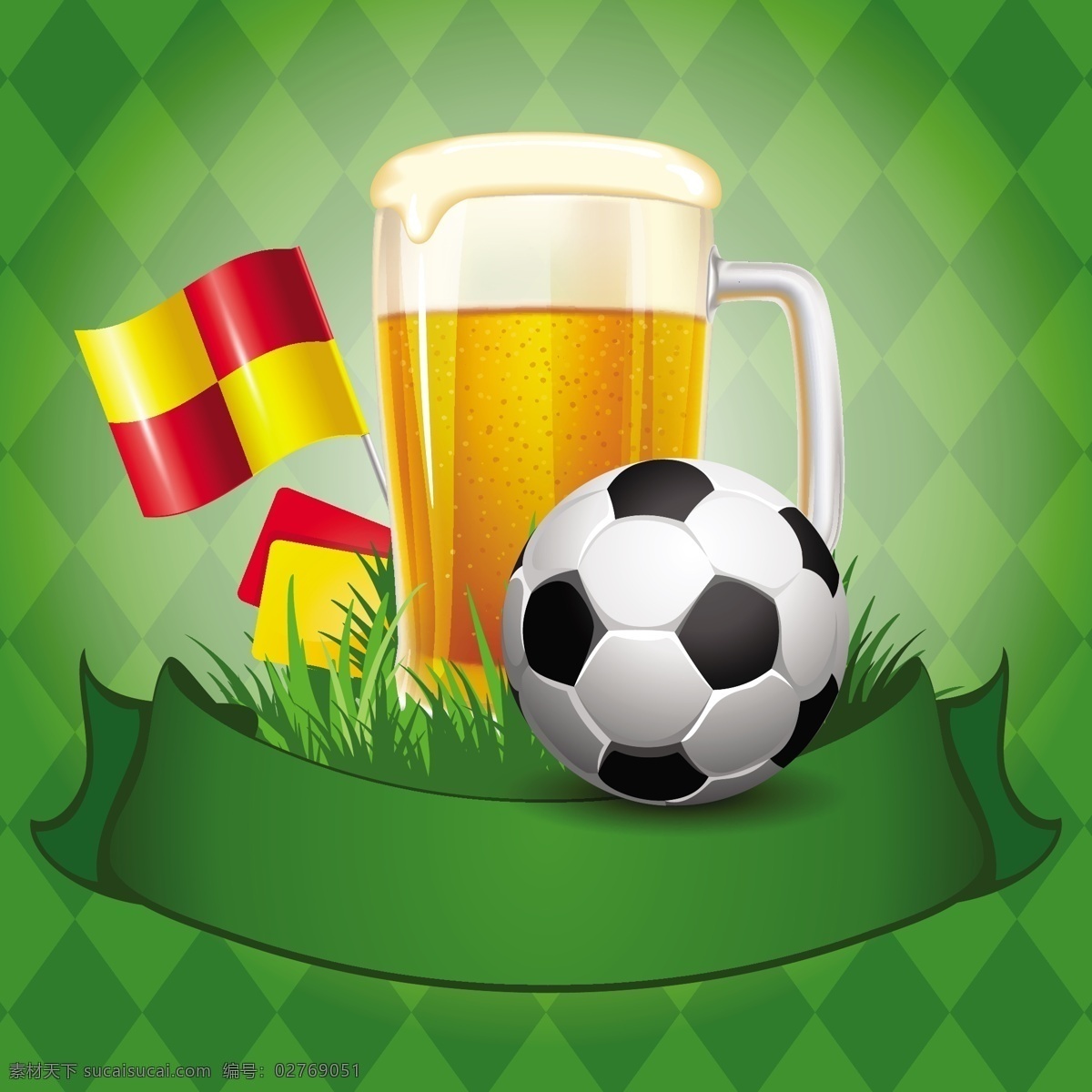 巴西 矢量 啤酒 世界杯 手绘 足球 足球比赛 模板下载 啤酒和足球 矢量图 日常生活