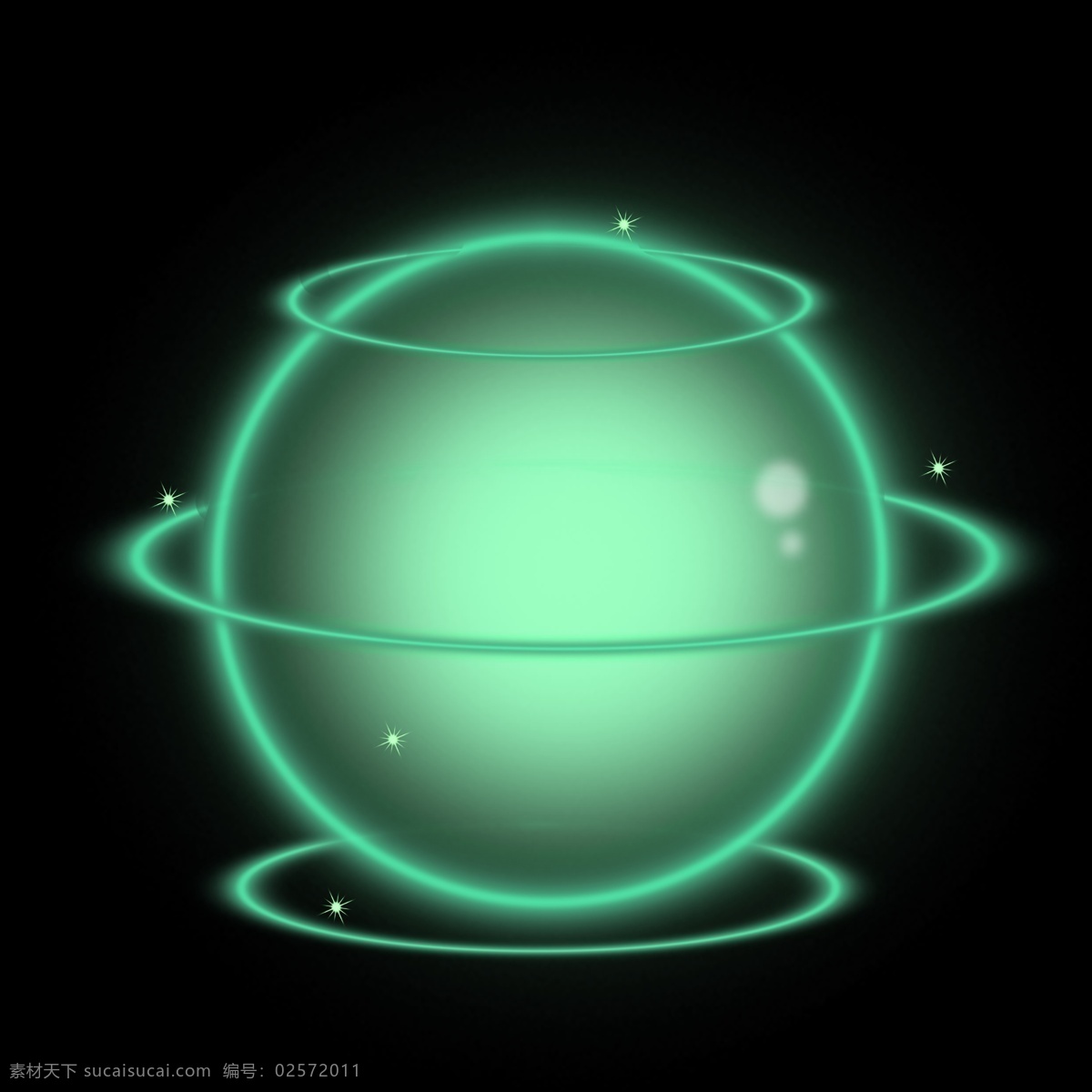 青色 环形 效果 星光 光圈 视觉 光效 大方 时尚
