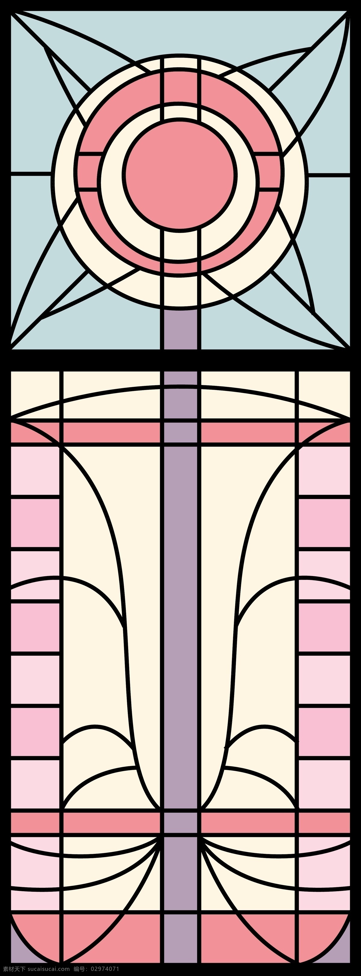 镶嵌 玻璃 窗户 屏风 文化艺术 移门 宗教信仰 镶嵌玻璃 教堂玻璃 矢量